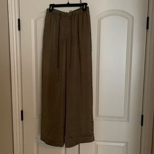 Vince drawstring wide leg pants